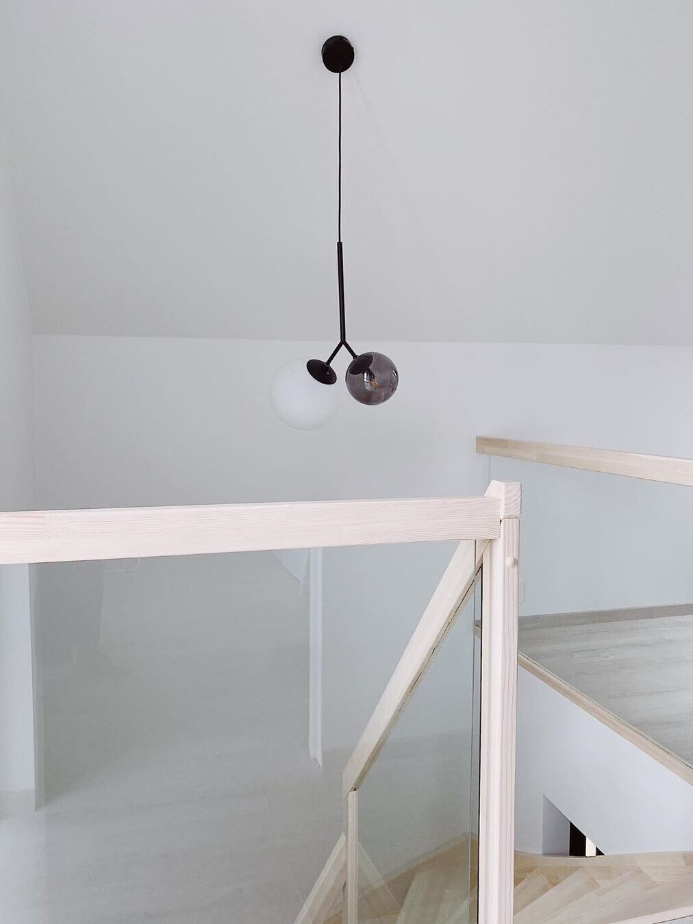 Glass Twice Pendant Lamp for Modern Interiors - Cueteks
