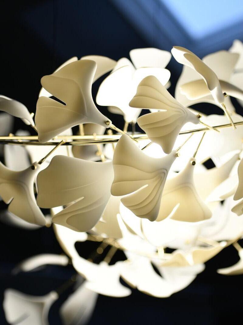 Gingko Chandelier N - Cueteks