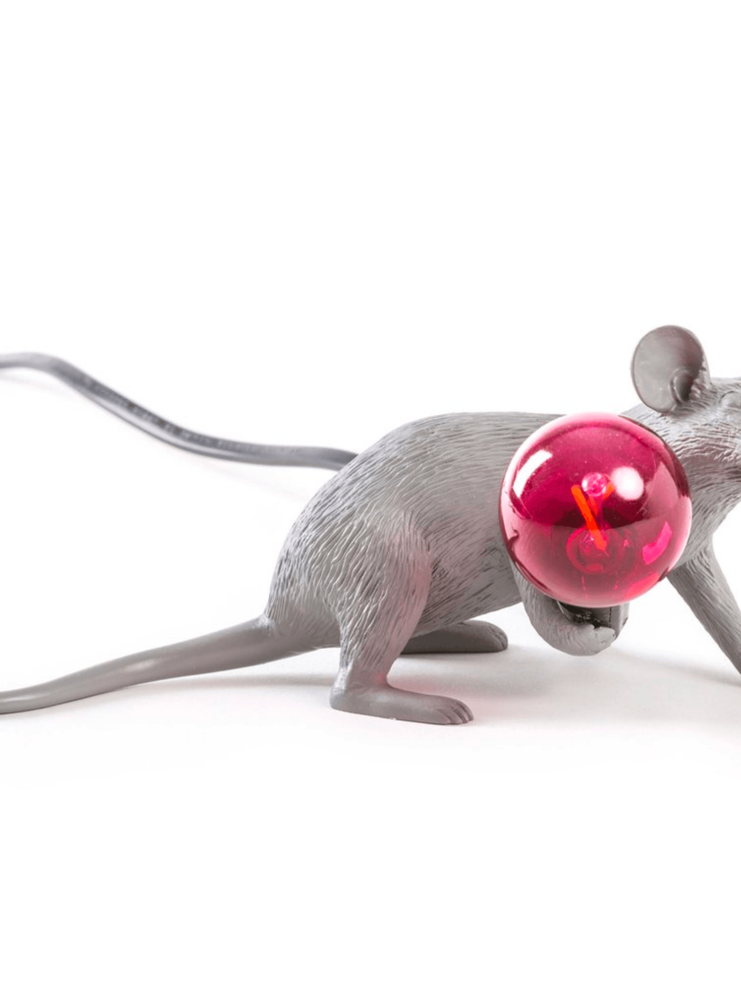Resin White Mouse Shape Decorative Table Light - Cueteks
