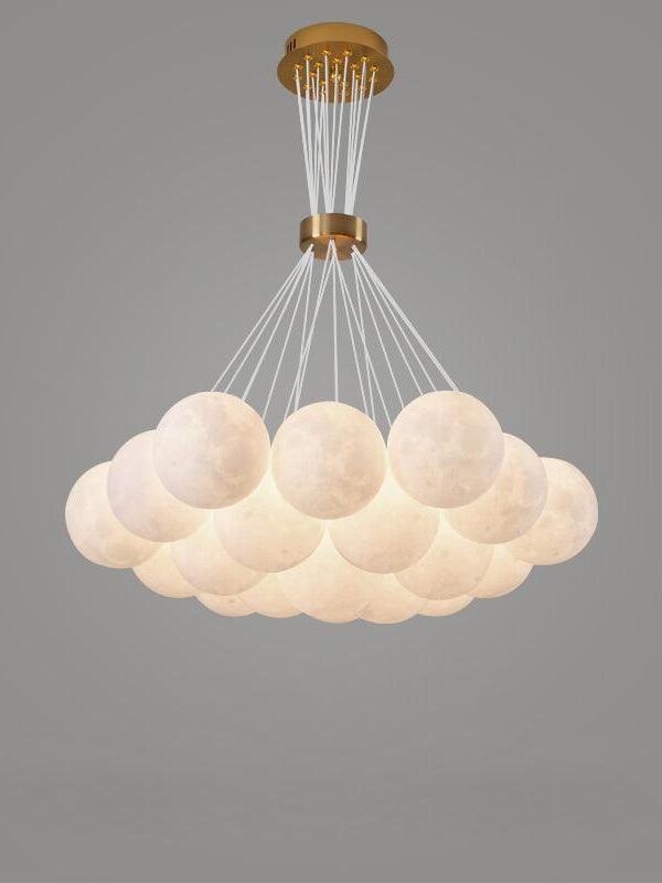 Large White Lunar cluster for the 80 cm option