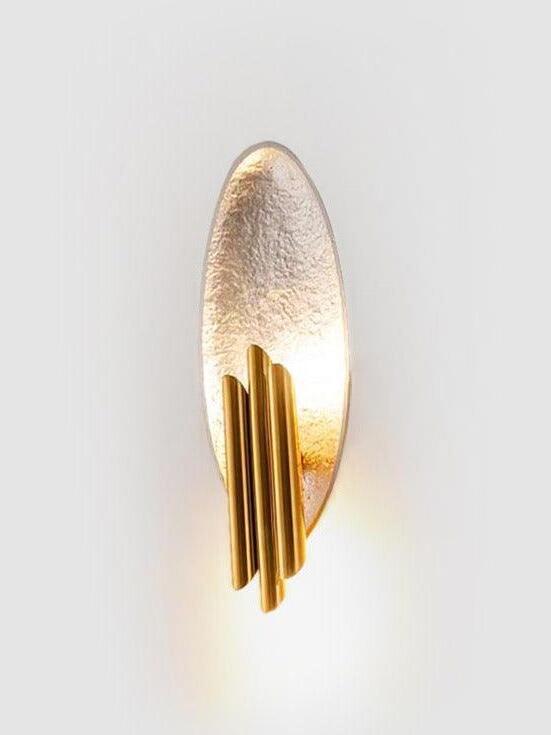 Lit Gold and Silver option with silver-tone oval and gold tubes