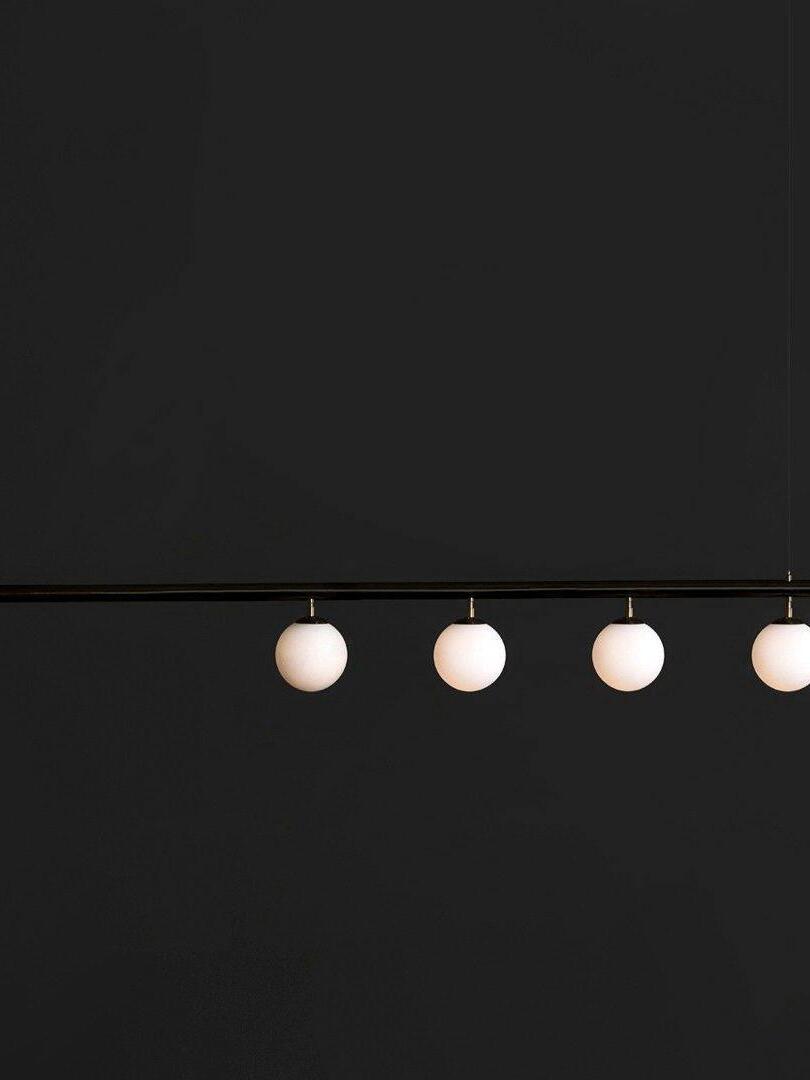 Multi-layer Rod Satellite Ball Ceiling Light - Cueteks