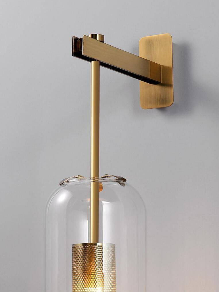 Middle Ages Vadim Glass Lantern Wall Lamp - Cueteks