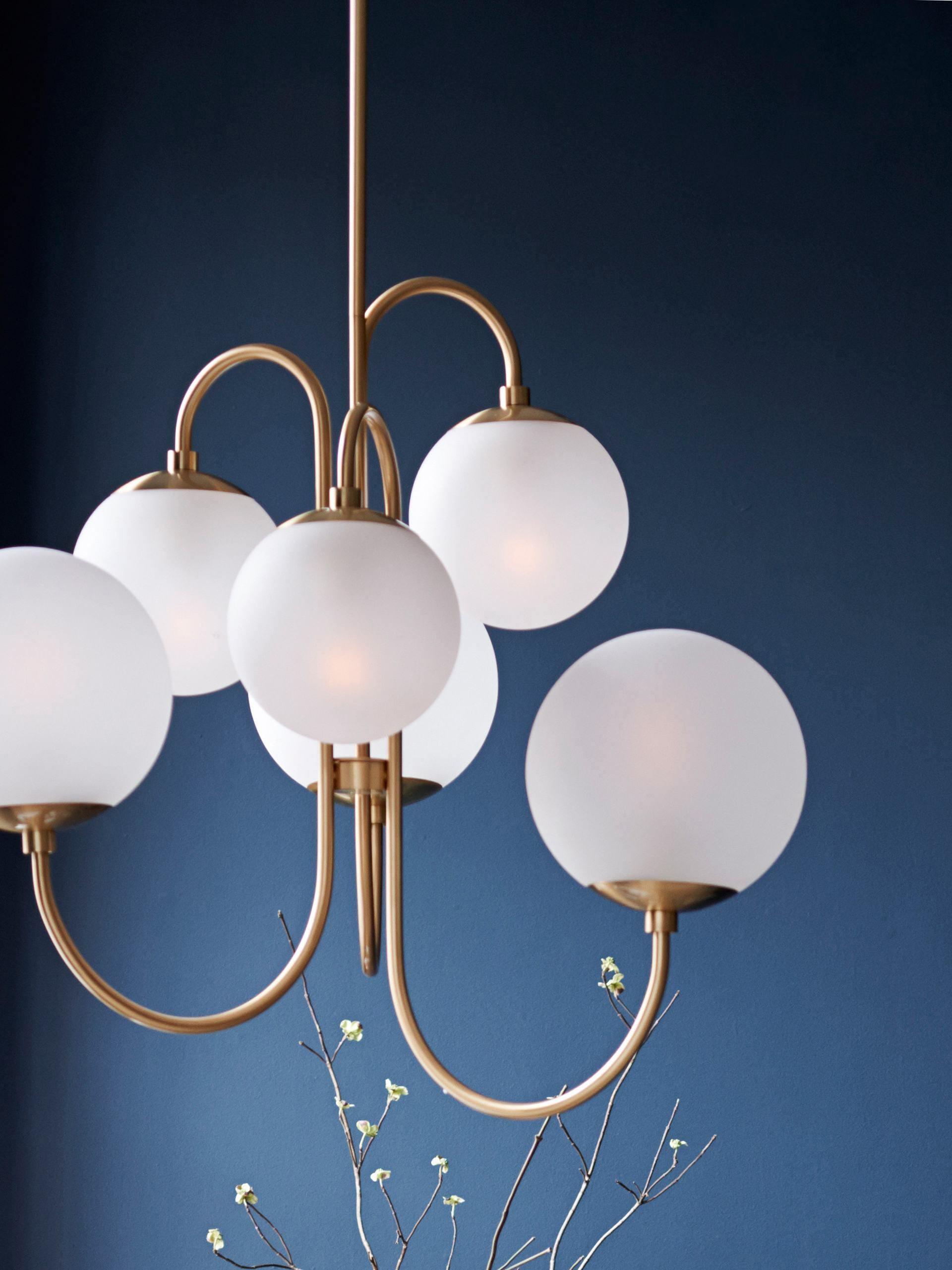 Gooseneck Chandelier - Cueteks