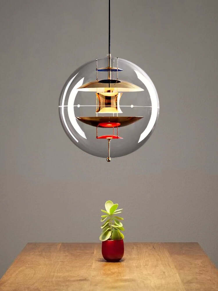 Modern Metal VP Globe Suspension for Living Room - Cueteks