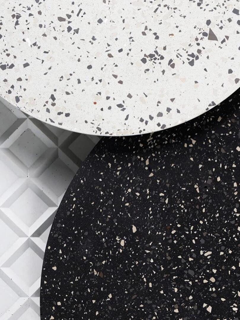 Modern Round Terrazzo Pin Wall Lamp - Cueteks