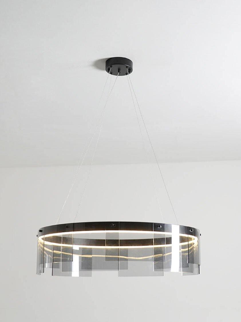 Illuminated Stratos panels and ceiling suspension