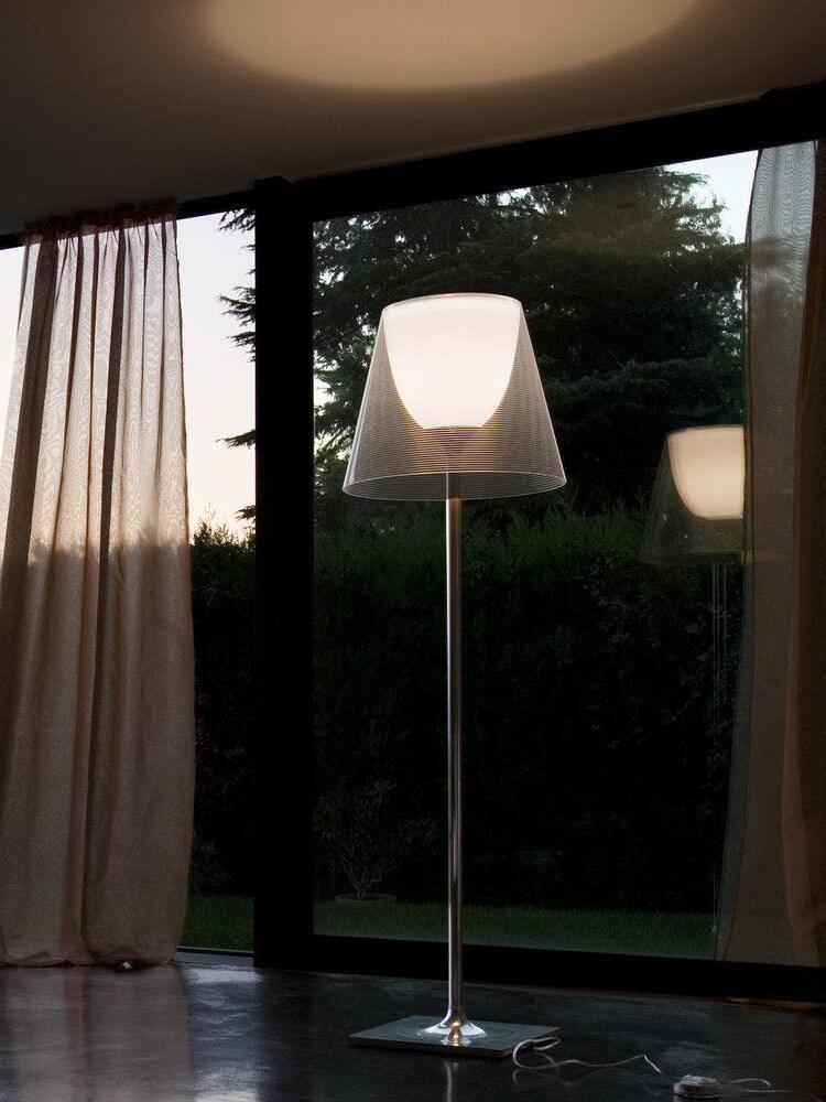 Ktribe translucent outer shade and inner diffuser near a window