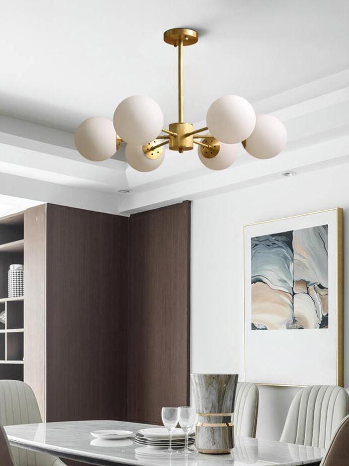 Nordic Karrington Glass Ball Chandeliers - Cueteks
