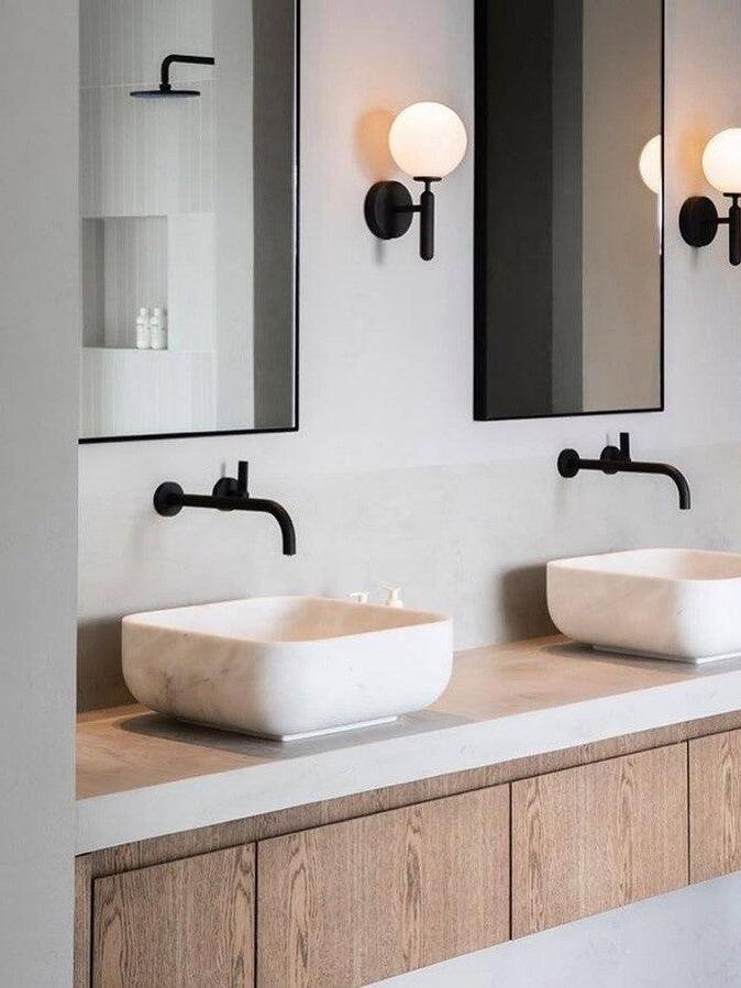 Luxury Miira Glass Ball Bedroom Wall Light - Cueteks