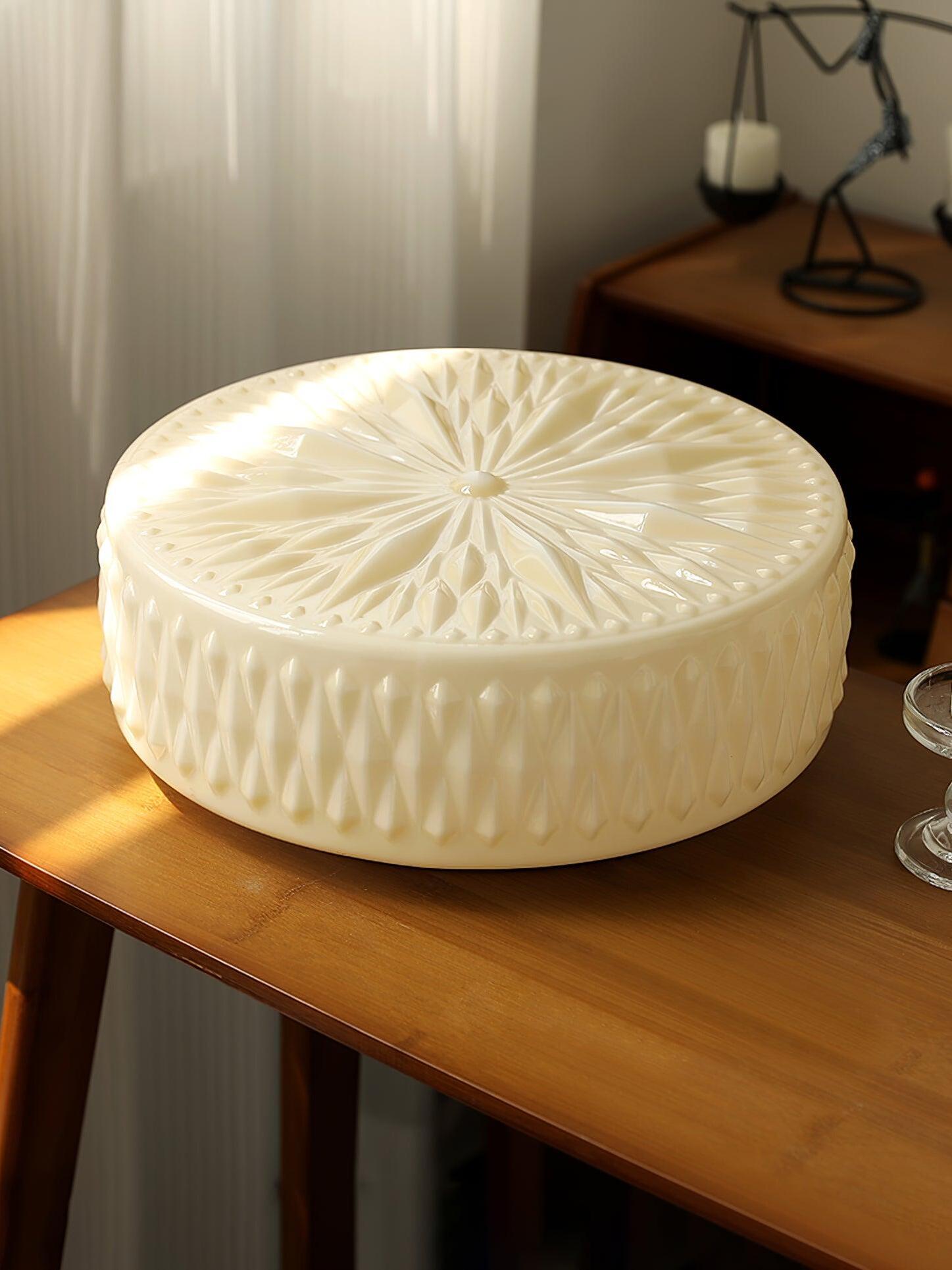 Vintage Adler Glass Rounded Ceiling Light For Bedroom - Cueteks