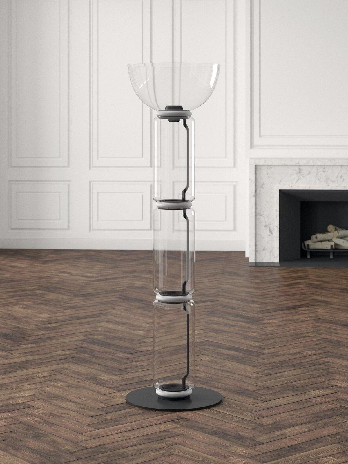 Exquisite Noctambule Metal Table & Floor Lamp - Cueteks