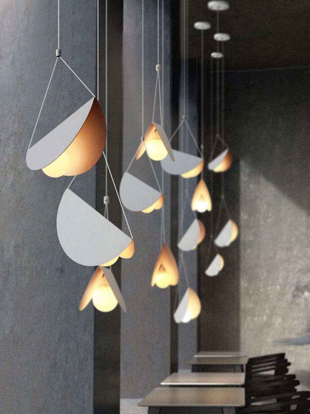Butterfly Flying Glider Metal Pendant Light - Cueteks