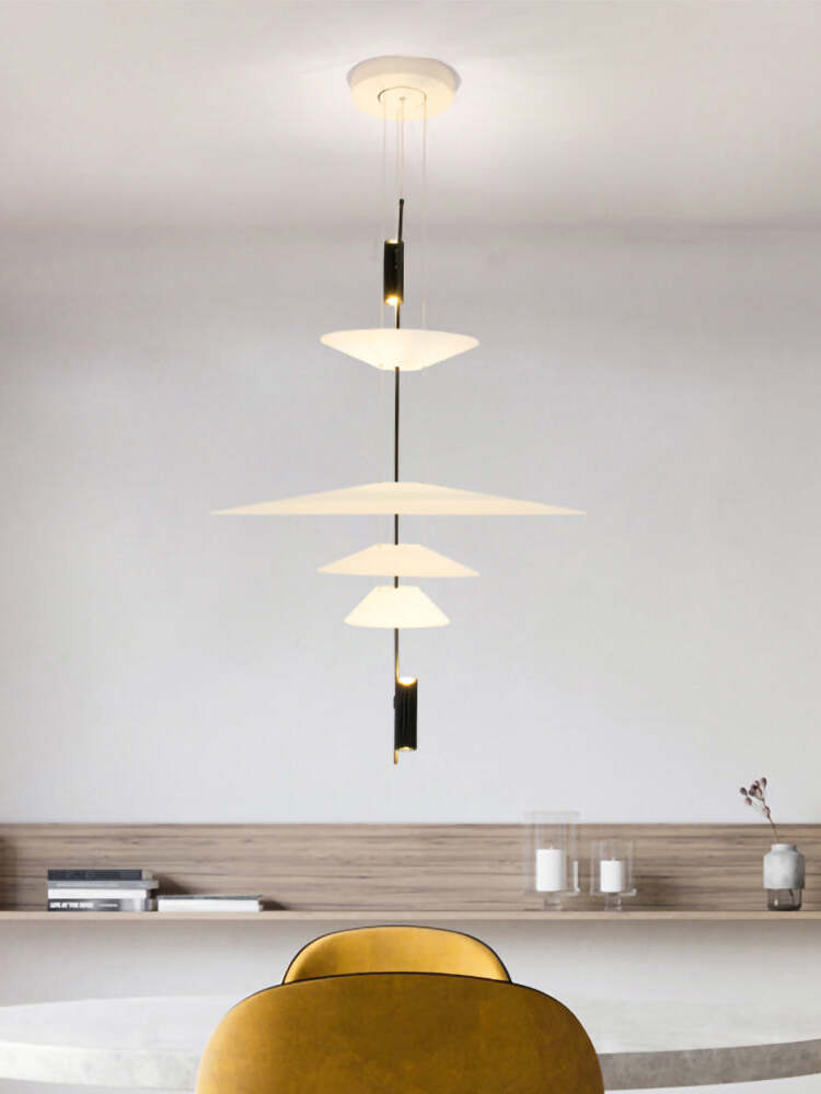 Stylish Metal Flamingo Chandelier for Living Room - Cueteks