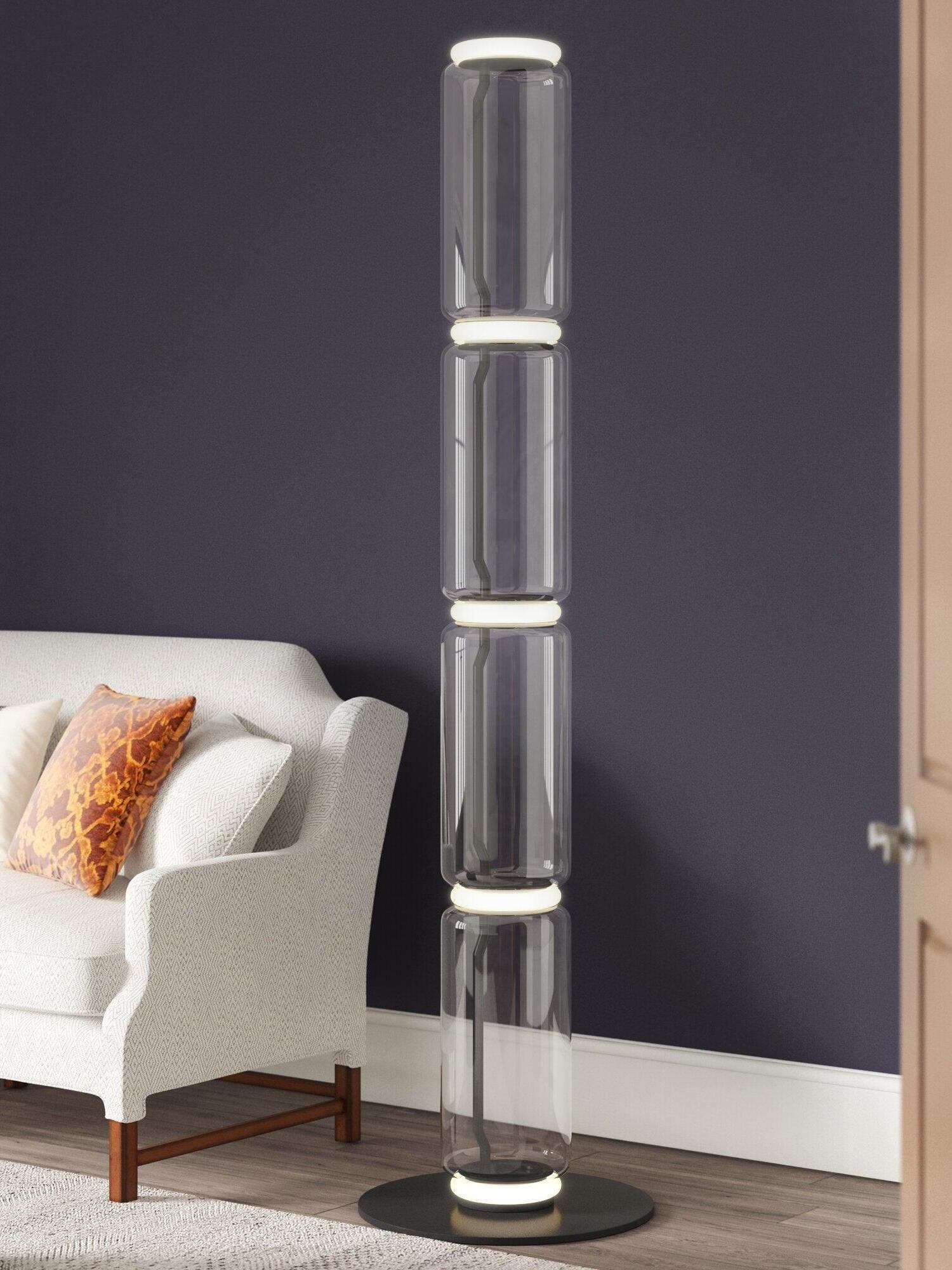 Exquisite Noctambule Metal Table & Floor Lamp - Cueteks