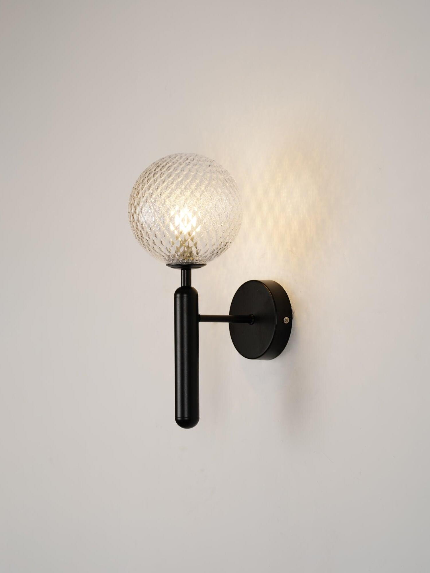 Luxury Miira Glass Ball Bedroom Wall Light - Cueteks