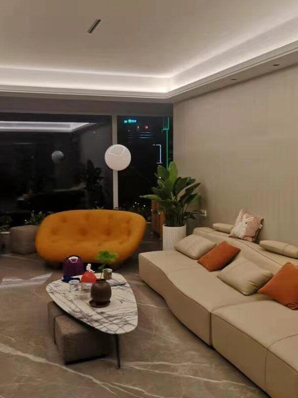 Opal Arc Floor Lamp - Cueteks