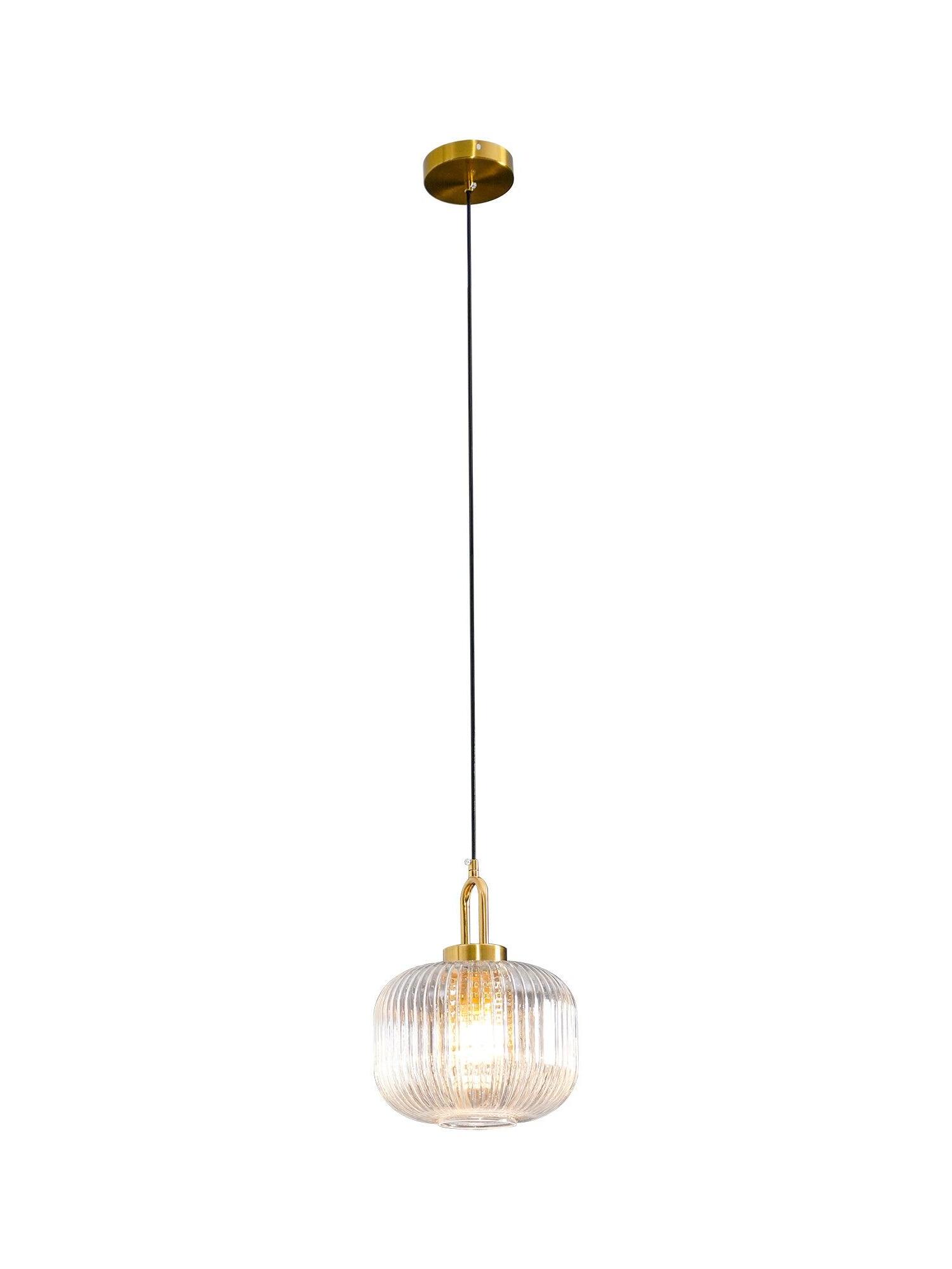 Single Covent pendant with cord and round canopy