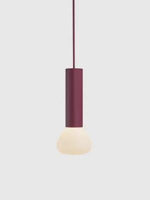 Rosered single-head pendant hanging vertically