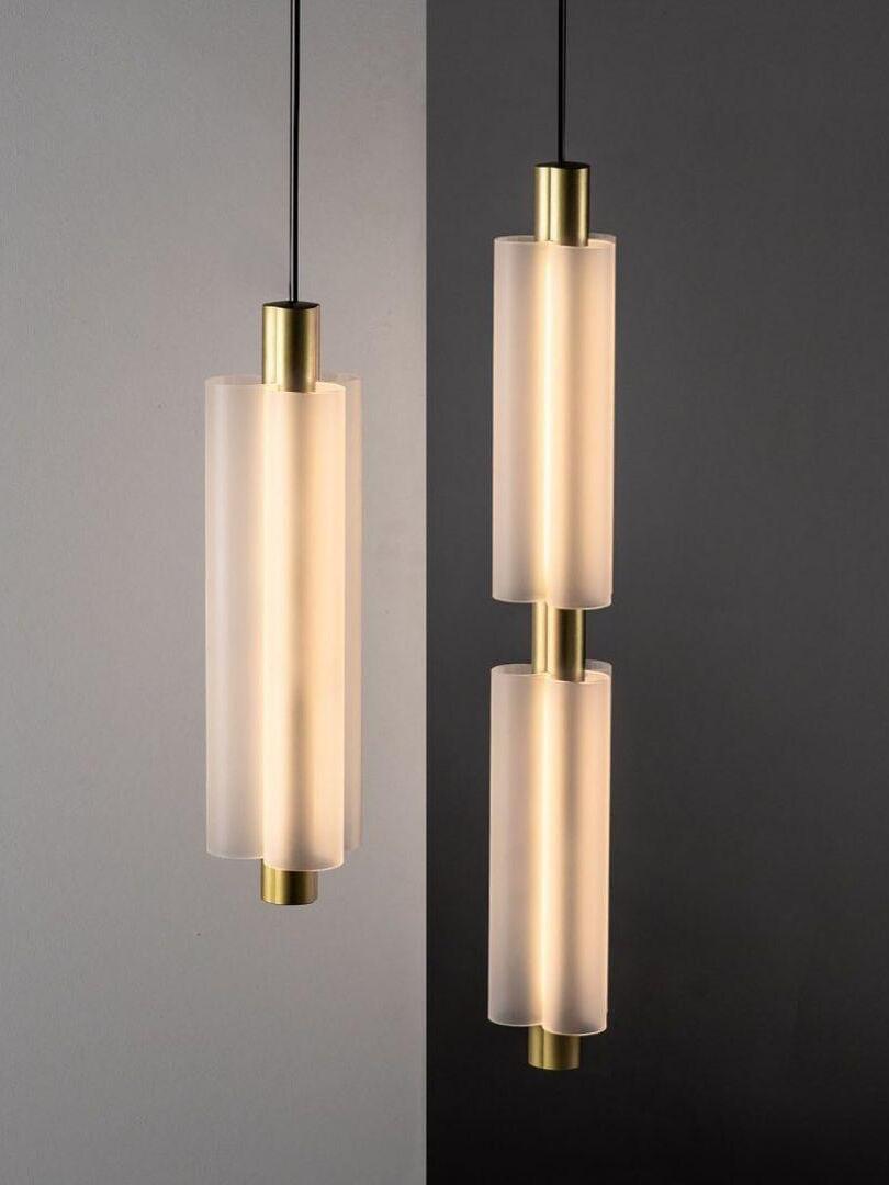 Modern Metal Metropol Linear Pendant Lamp - Cueteks
