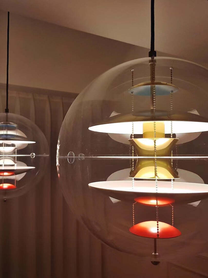 Modern Metal VP Globe Suspension for Living Room - Cueteks