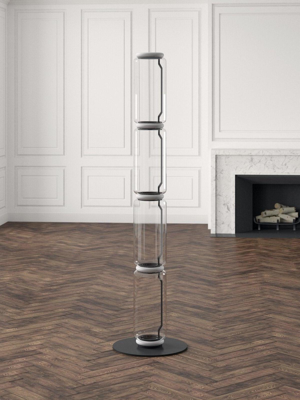 Exquisite Noctambule Metal Table & Floor Lamp - Cueteks