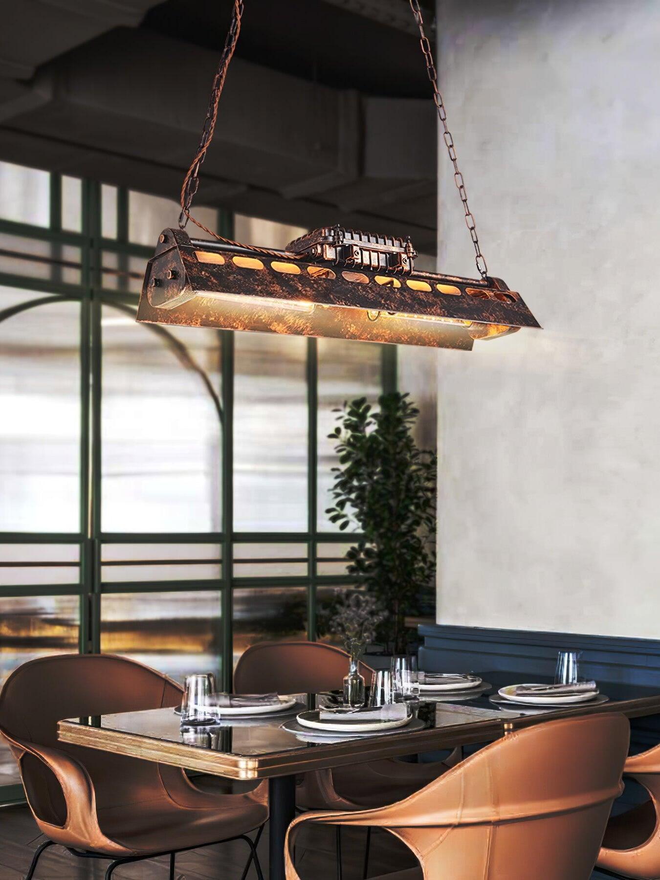 Industrial Steampunk Chandelier - Cueteks