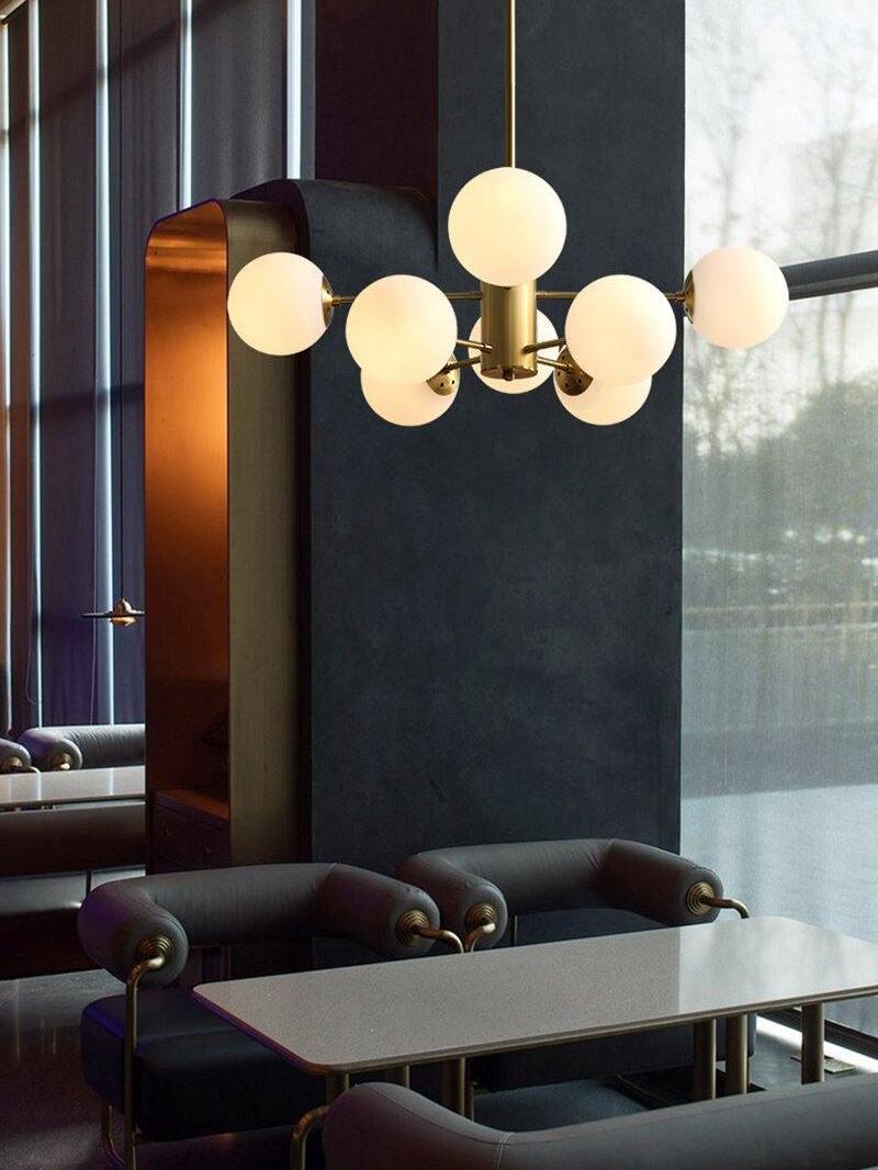 Nordic Karrington Glass Ball Chandeliers - Cueteks