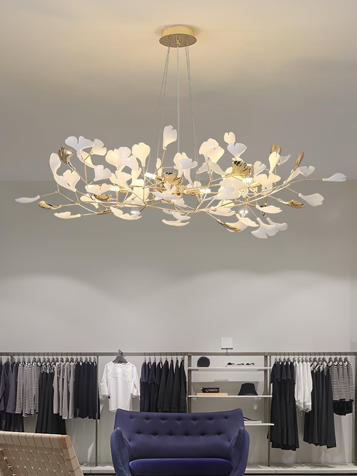 Gingko Chandelier N - Cueteks
