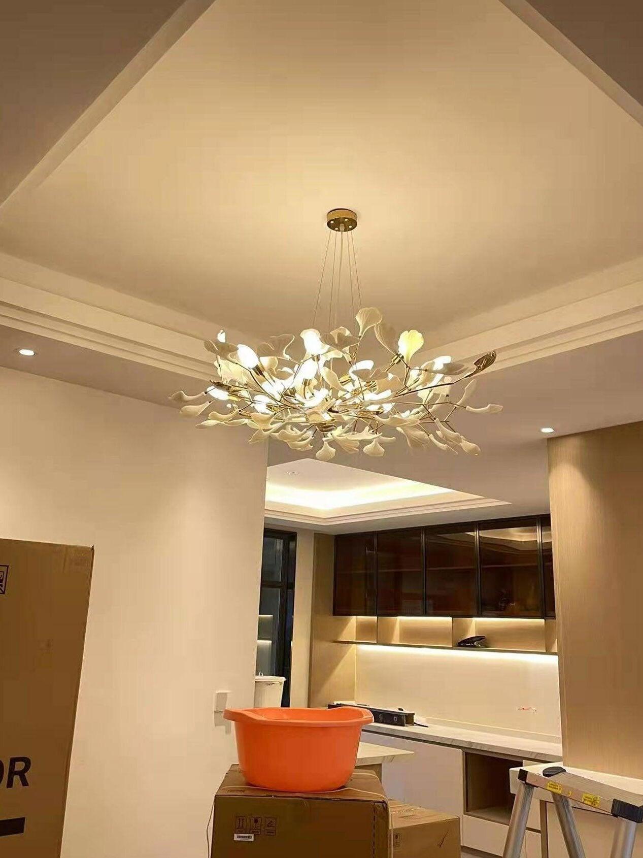 Gingko Chandelier B - Cueteks