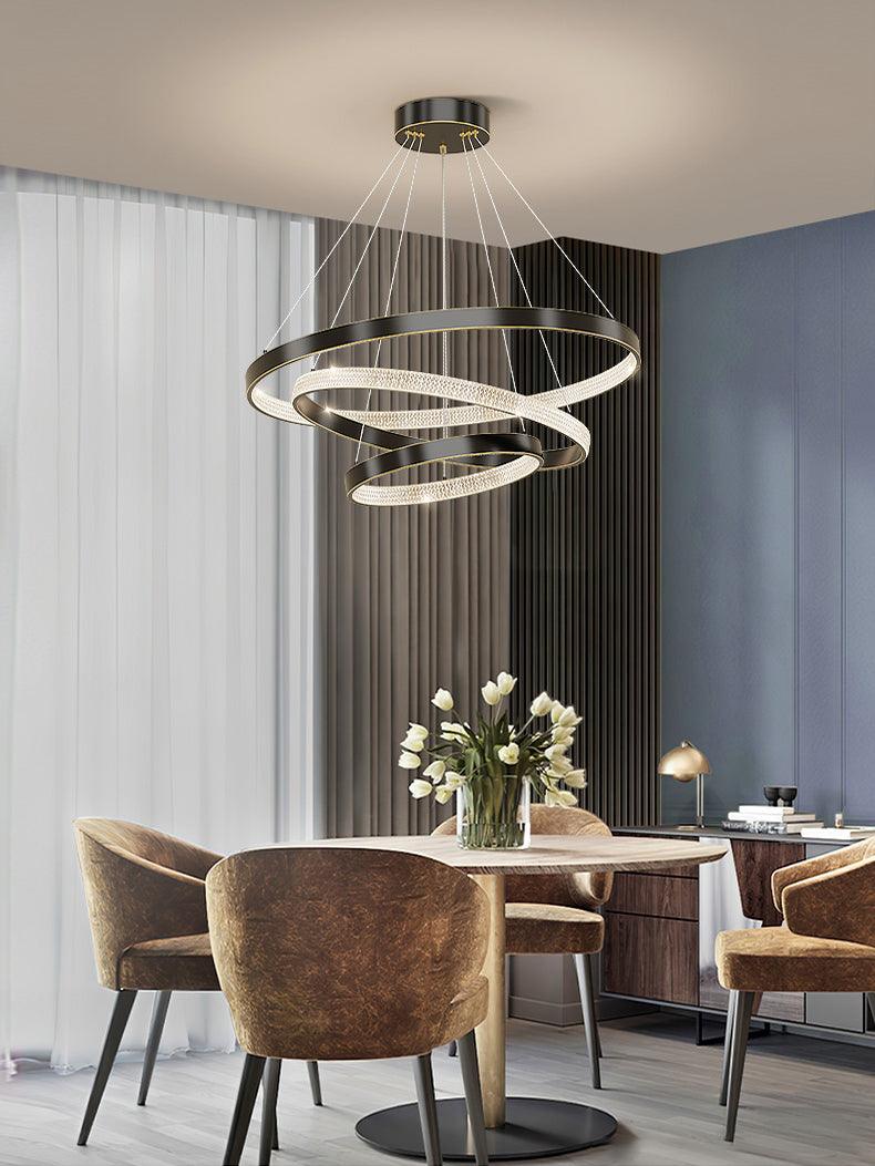 Black Aura Chandeliers - Cueteks