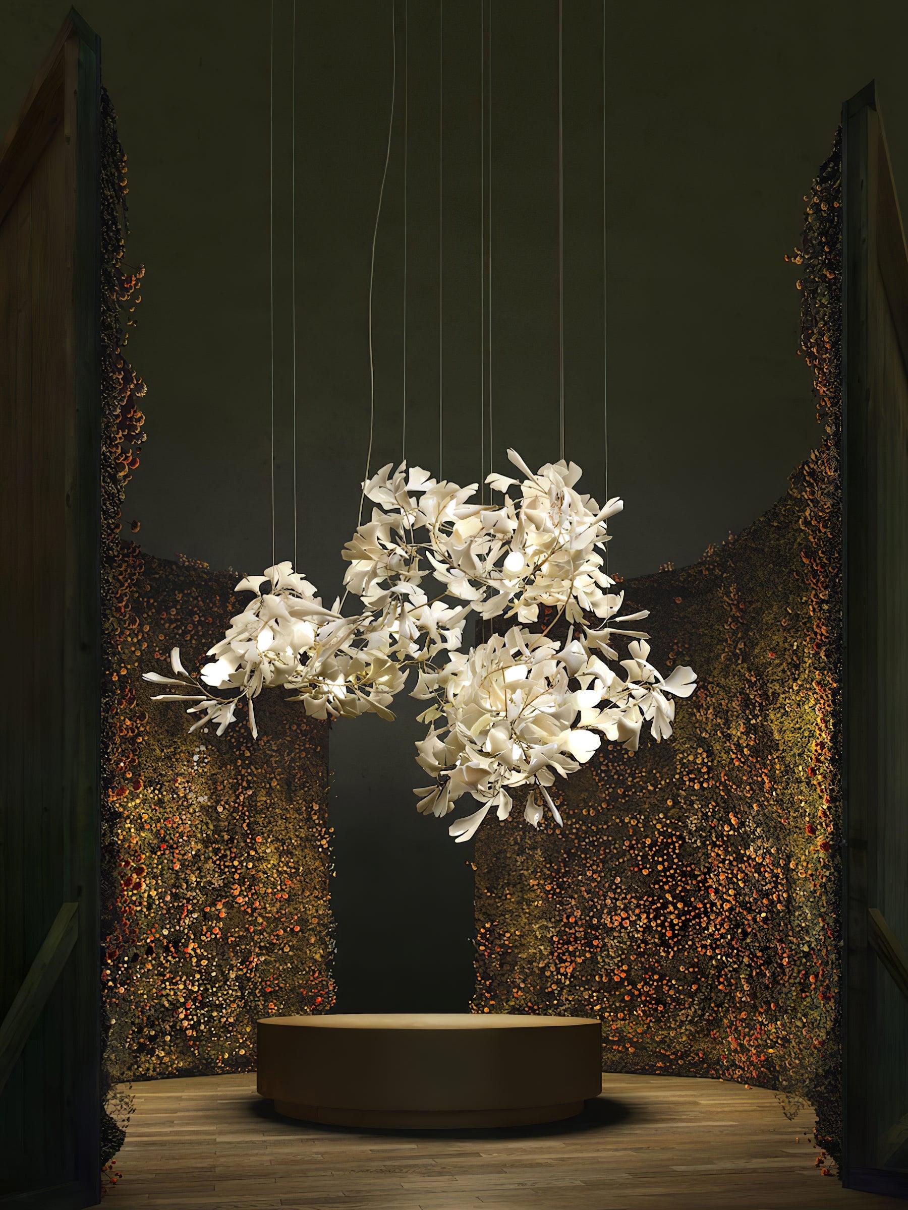 Gingko Chandelier F - Cueteks