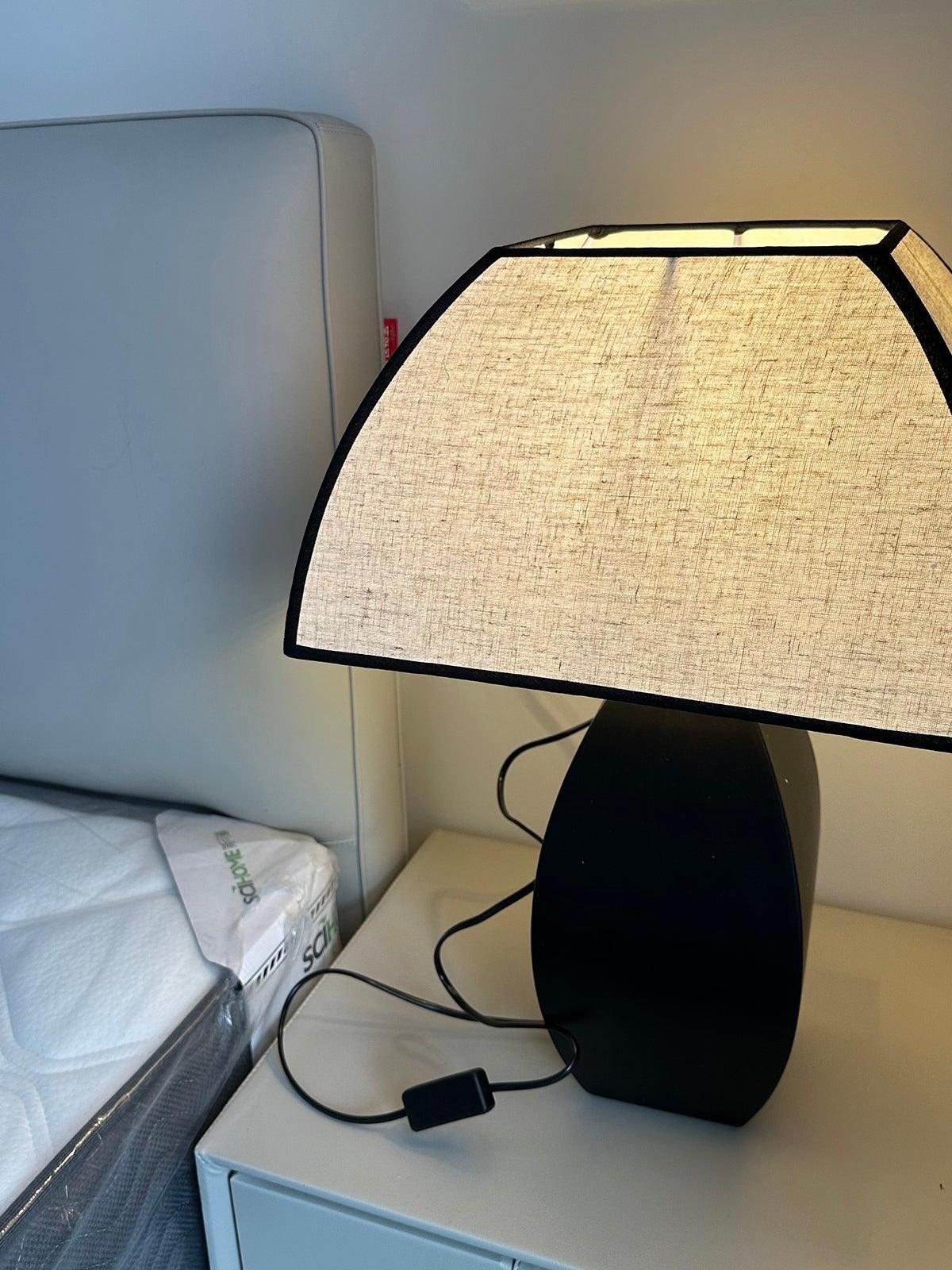 Javier bedside lamp with switched cord visible