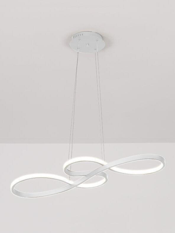 Modern Wavy Line Note Acrylic Pendant Lamp - Cueteks