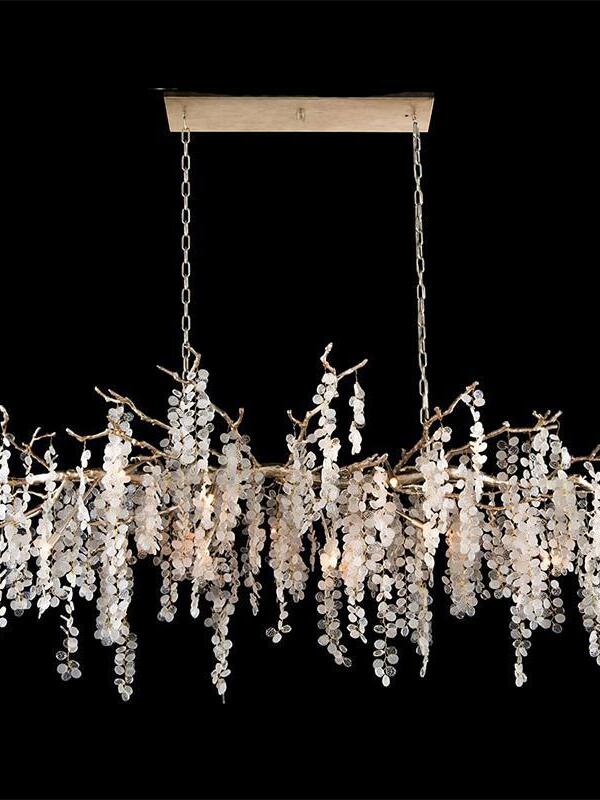 Shiro Noda Crystal Chandelier - Cueteks