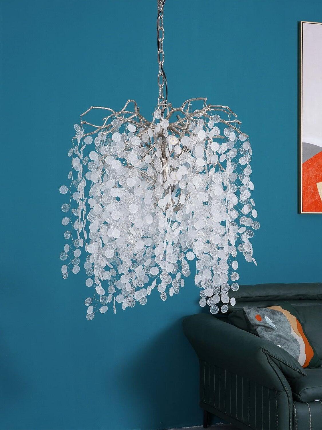 Shiro Noda Crystal Chandelier - Cueteks