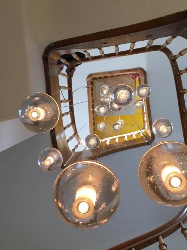 Round K9 Crystal Pendant Lamp - Cueteks