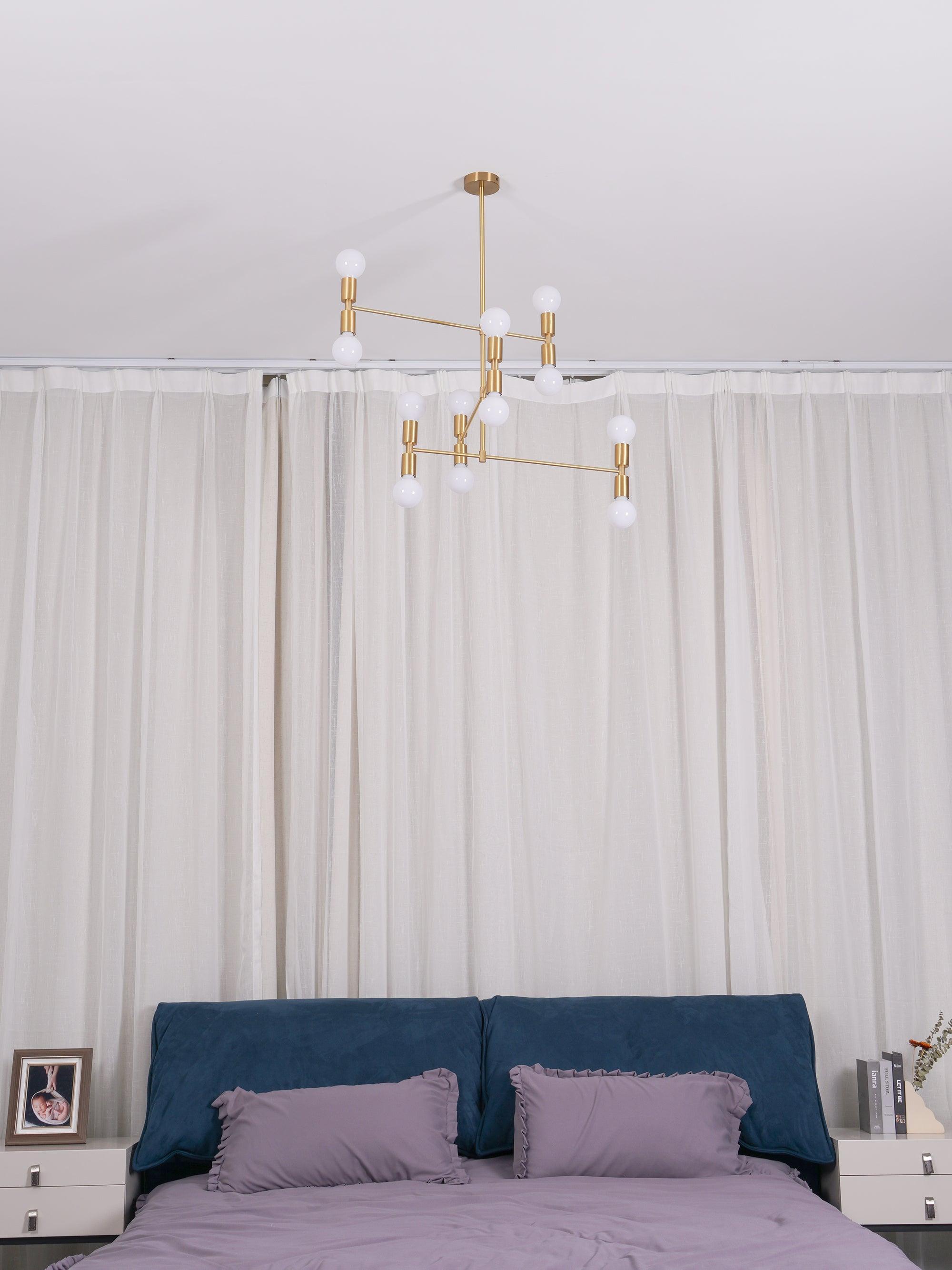 Industrial Atomium Multi Heads Chandelier - Cueteks