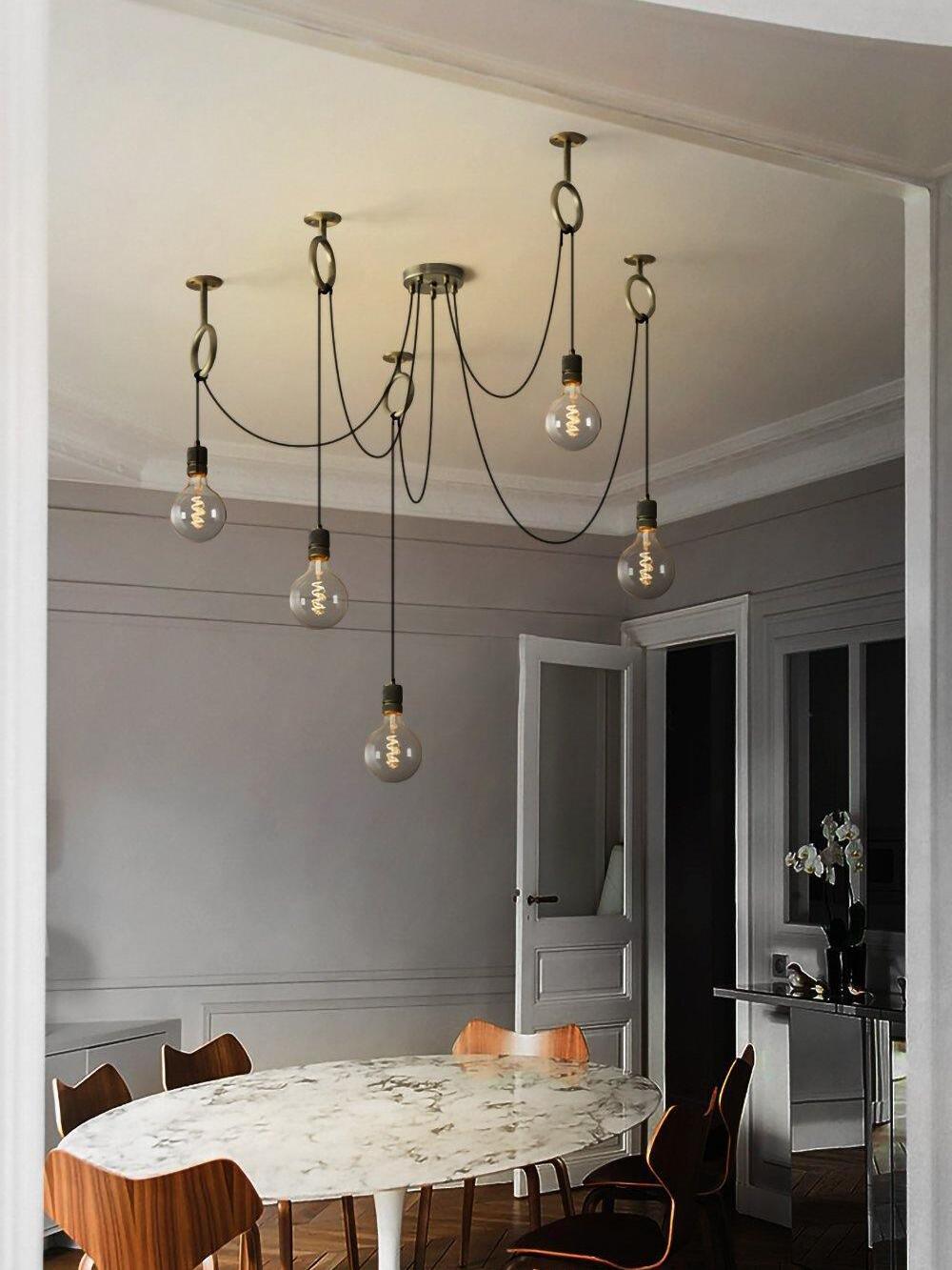 Industrial Spider Chandelier - Cueteks