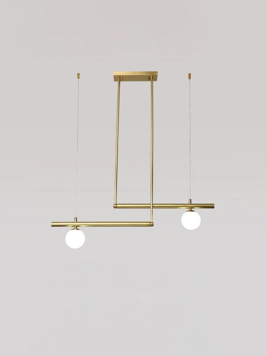 Multi-layer Rod Satellite Ball Ceiling Light - Cueteks