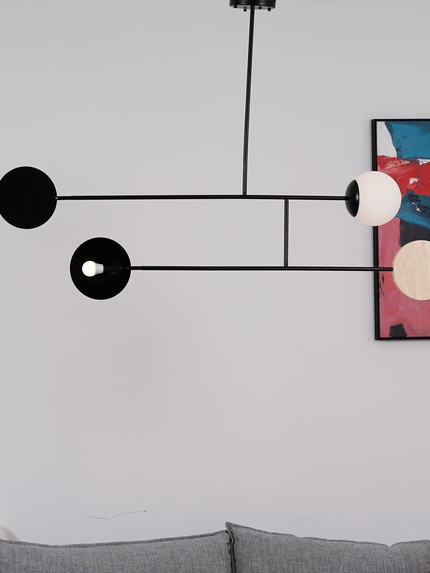 Artistic Astro Rotatable Chandelier With Sleek Design - Cueteks