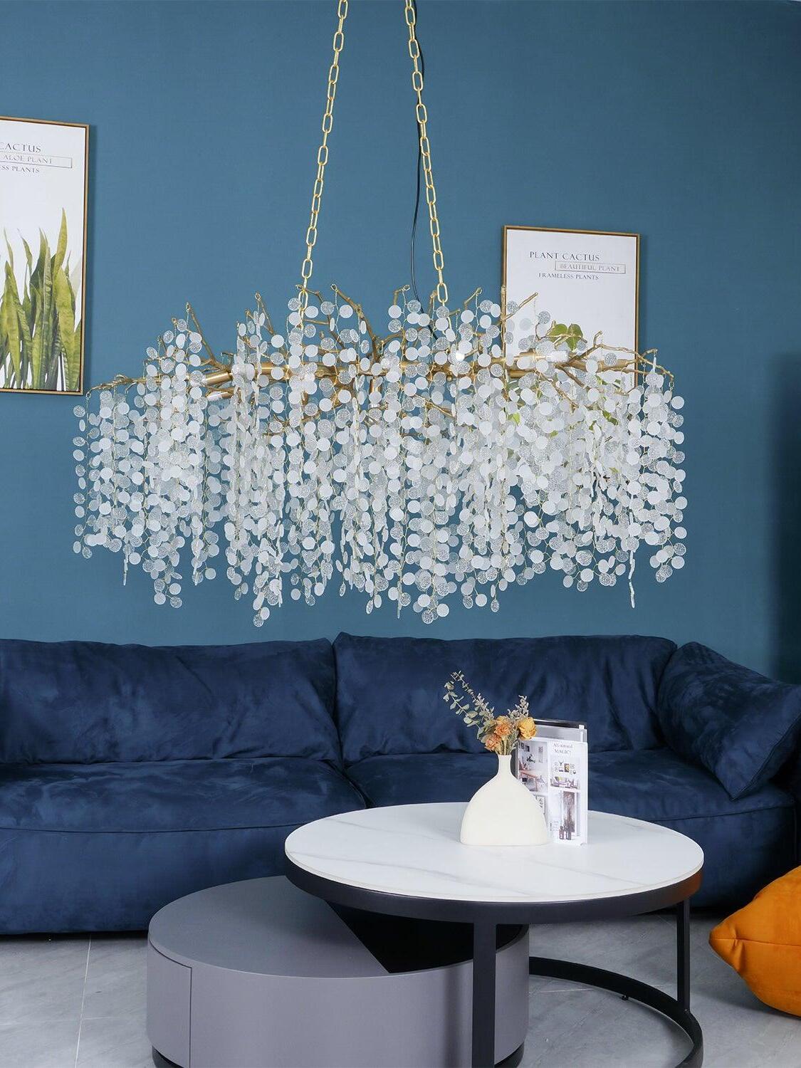 Shiro Noda Crystal Chandelier - Cueteks
