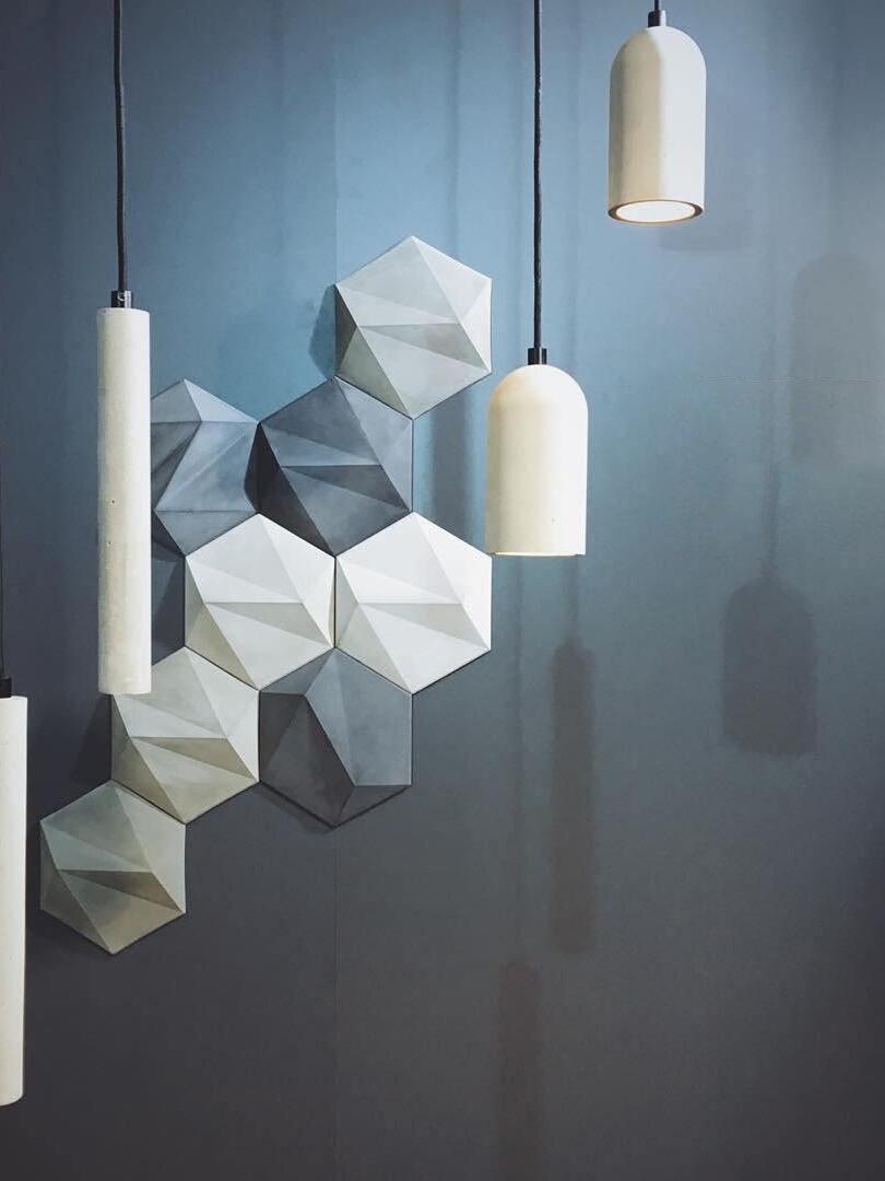 U Concrete Pendant Lamp - Cueteks