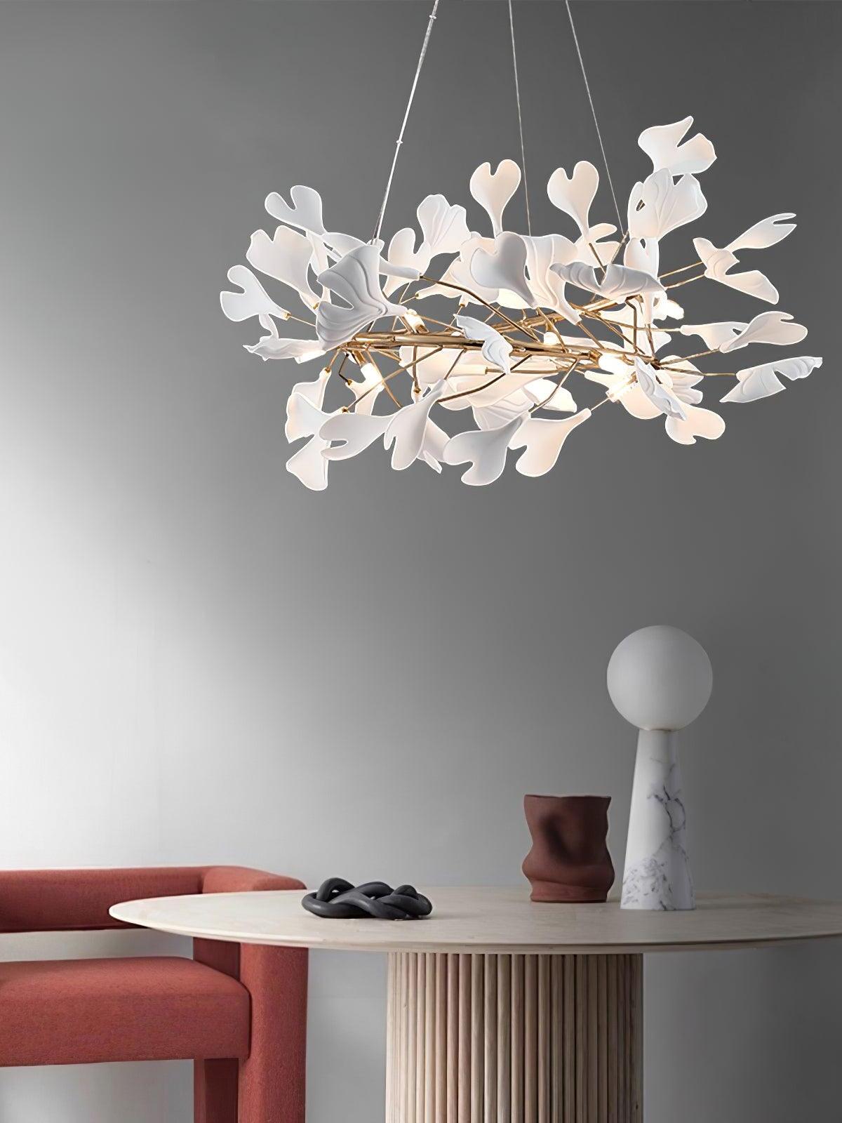 Gingko Chandelier U - Cueteks