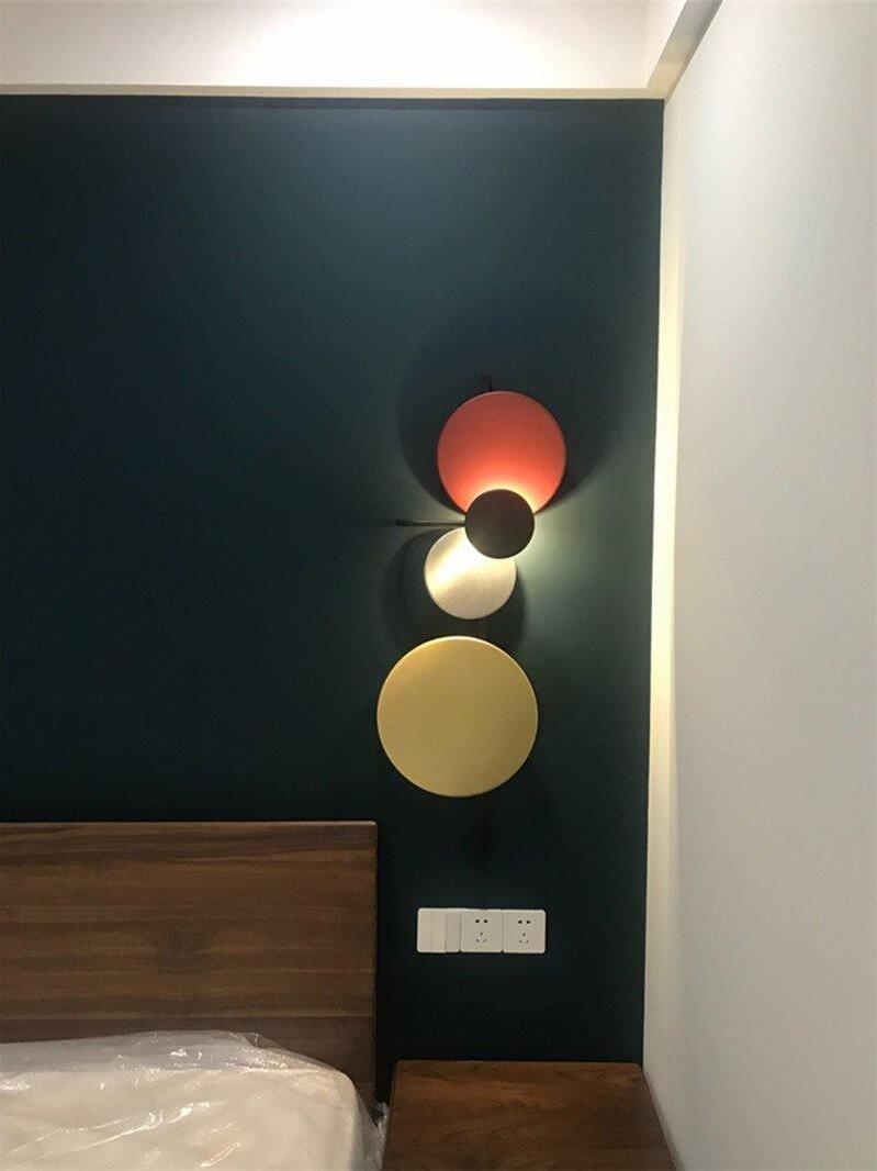 Macaroon Planet Disc Creative Wall Lamp - Cueteks