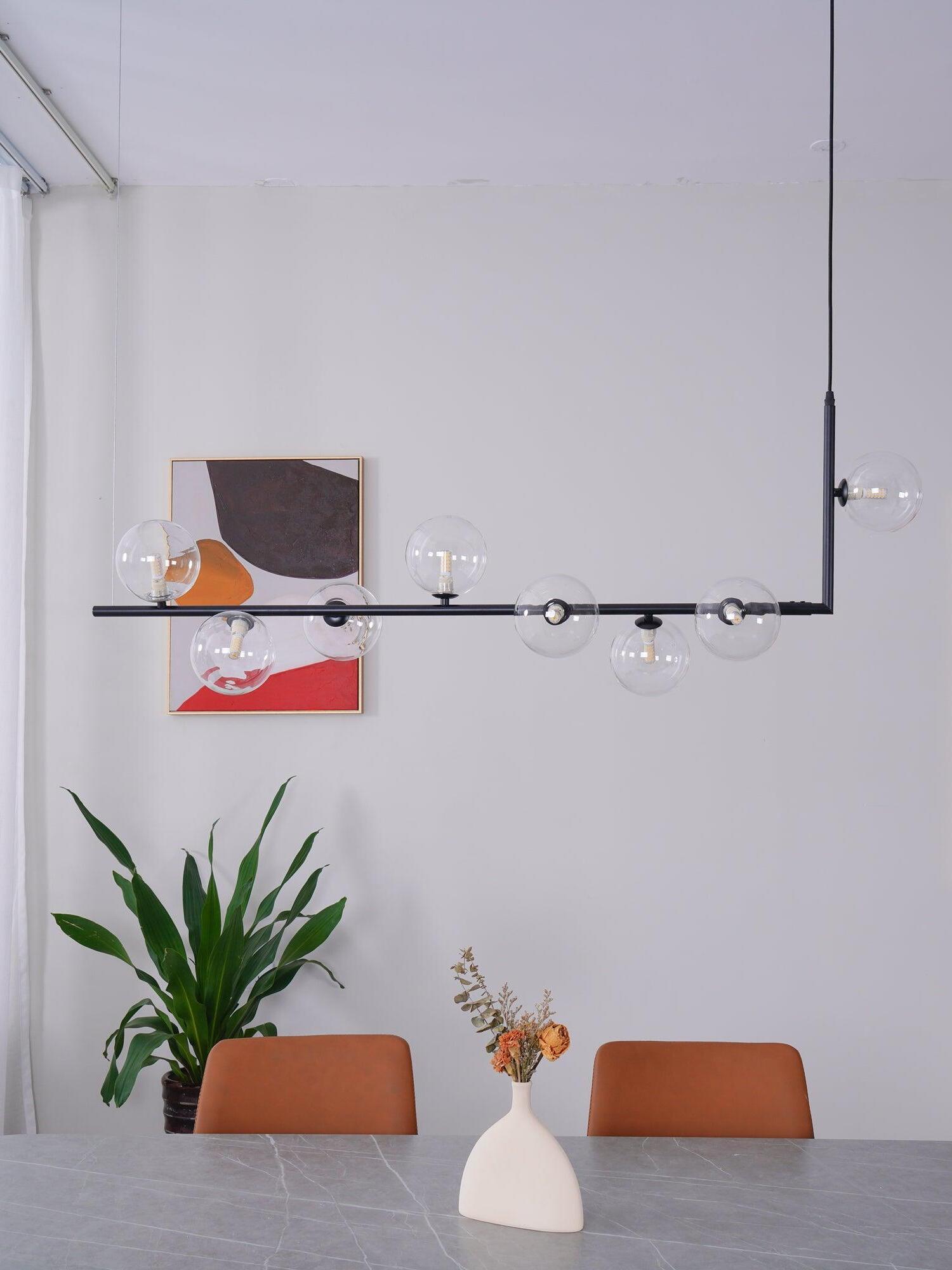 Linear Air 73 Glass Ball Pendant Lamp - Cueteks