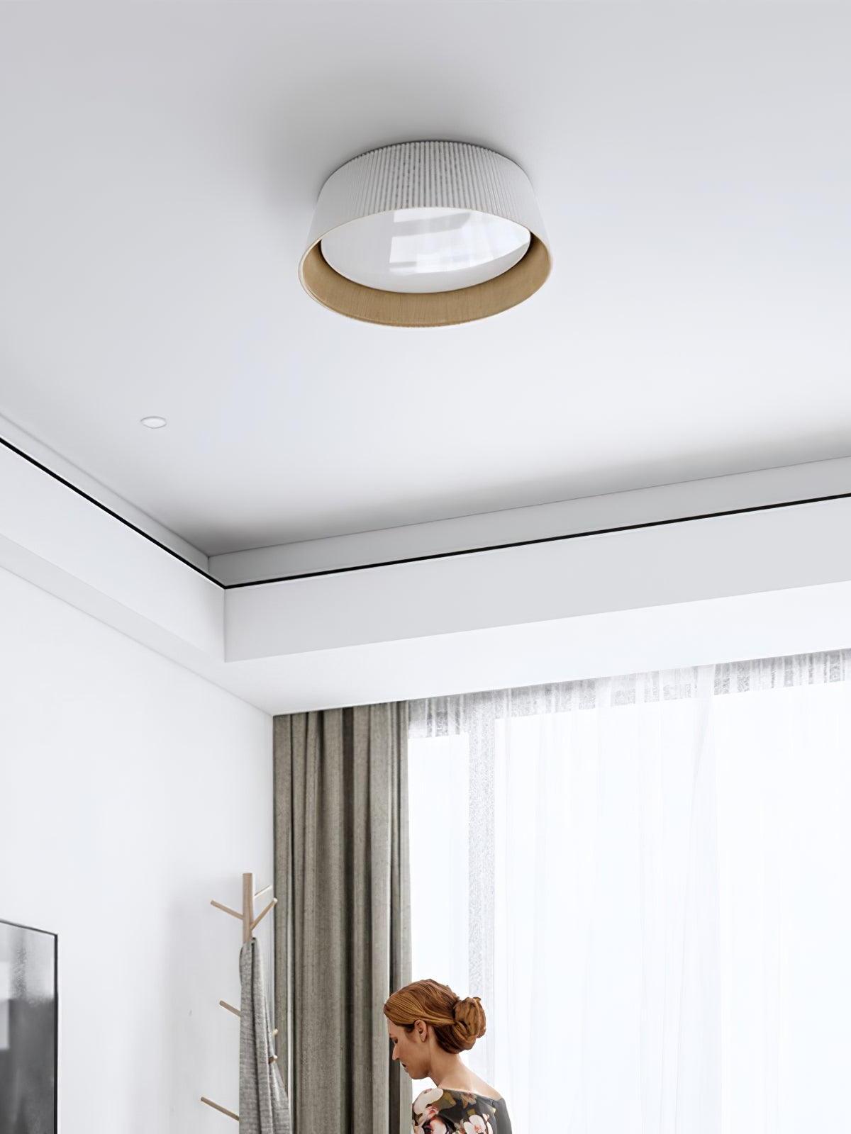 Modern Ribbed Ceiling Light - Cueteks