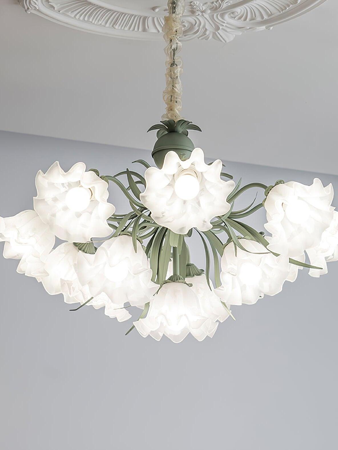 Lily of the Valley Flower Chandelier - Cueteks