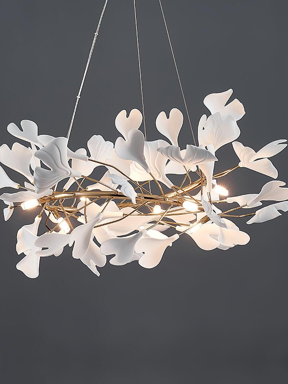 Gingko Chandelier U - Cueteks