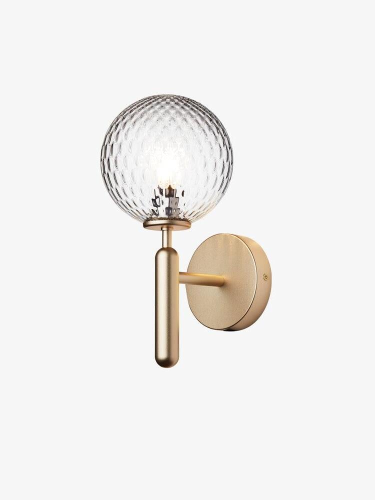 Luxury Miira Glass Ball Bedroom Wall Light - Cueteks